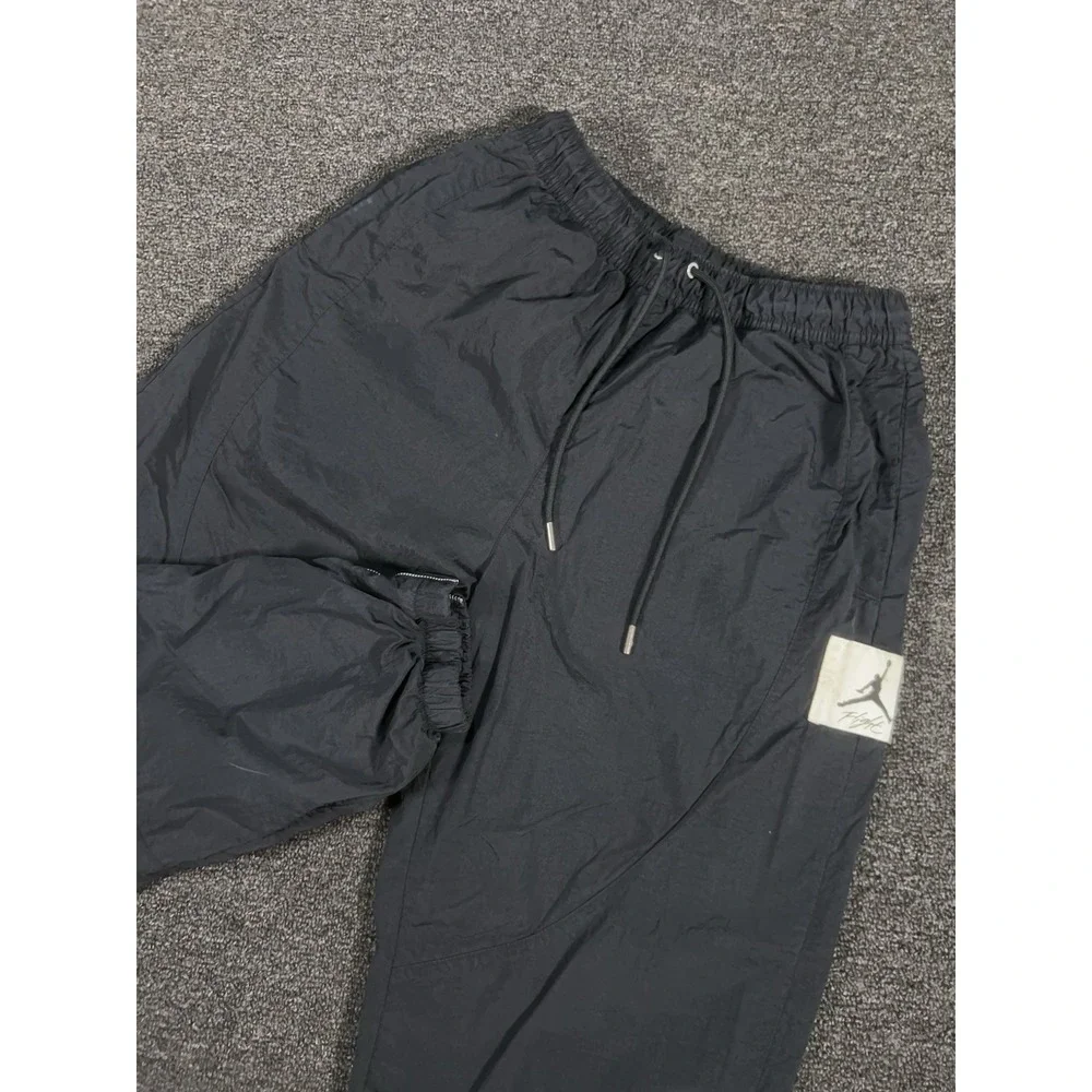 Jordan Essentials Statement Warm Up Pants Men's Medium Black Drawstrings Gym